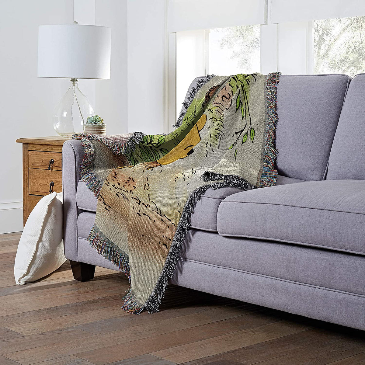 Vintage Woven Tapestry Throw Blanket N850947