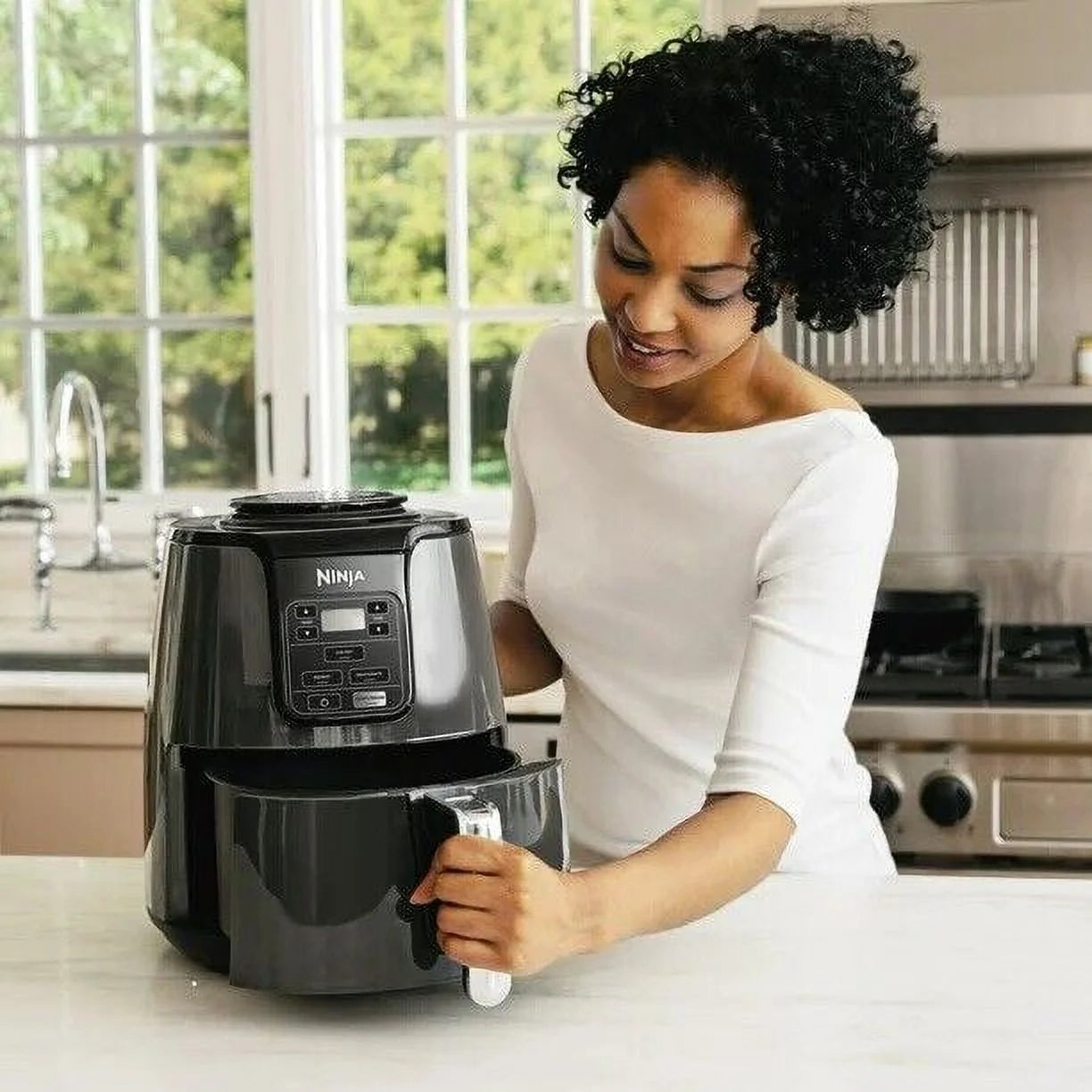 Open Box 4-Quart Air Fryer BLACK / GREY L44905