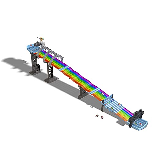 8-Foot Track Set with Lights & Sounds & 2 1:64 Scale Vehicles C9473