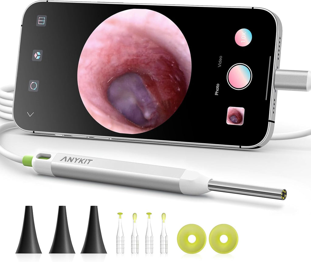 HD Ultra Clear View Ear Wax Removal Tool Otoscope with Ear Spoon T439