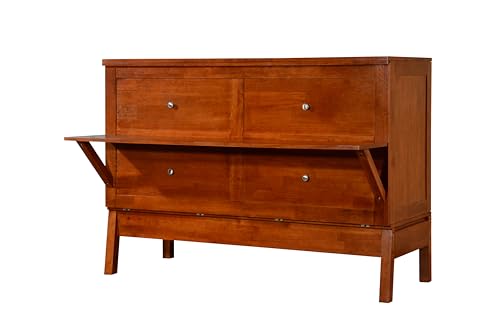 Queen Size Murphy Cabinet Chest Desk Bed with Drawers X73499