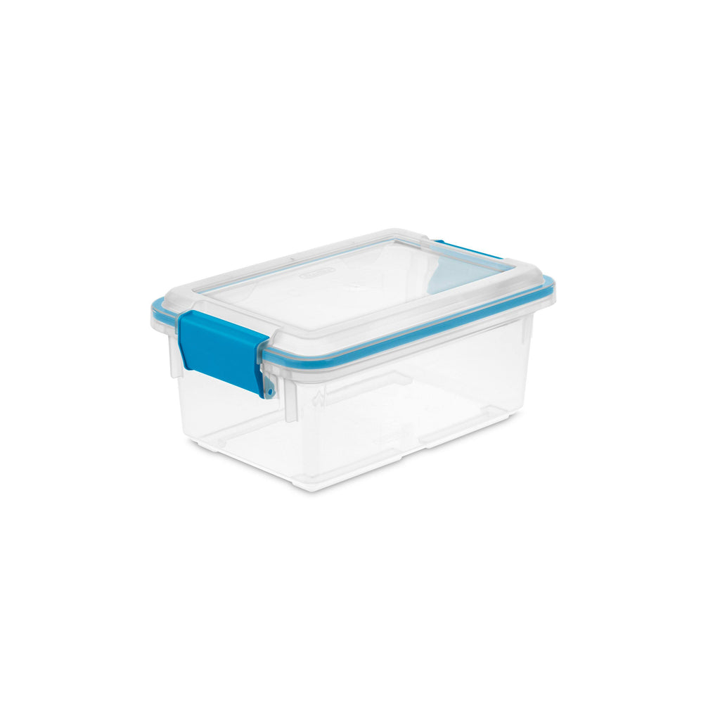 7.5 Quart Clear Plastic Storage Box with Lid (6 Pack) Q88815