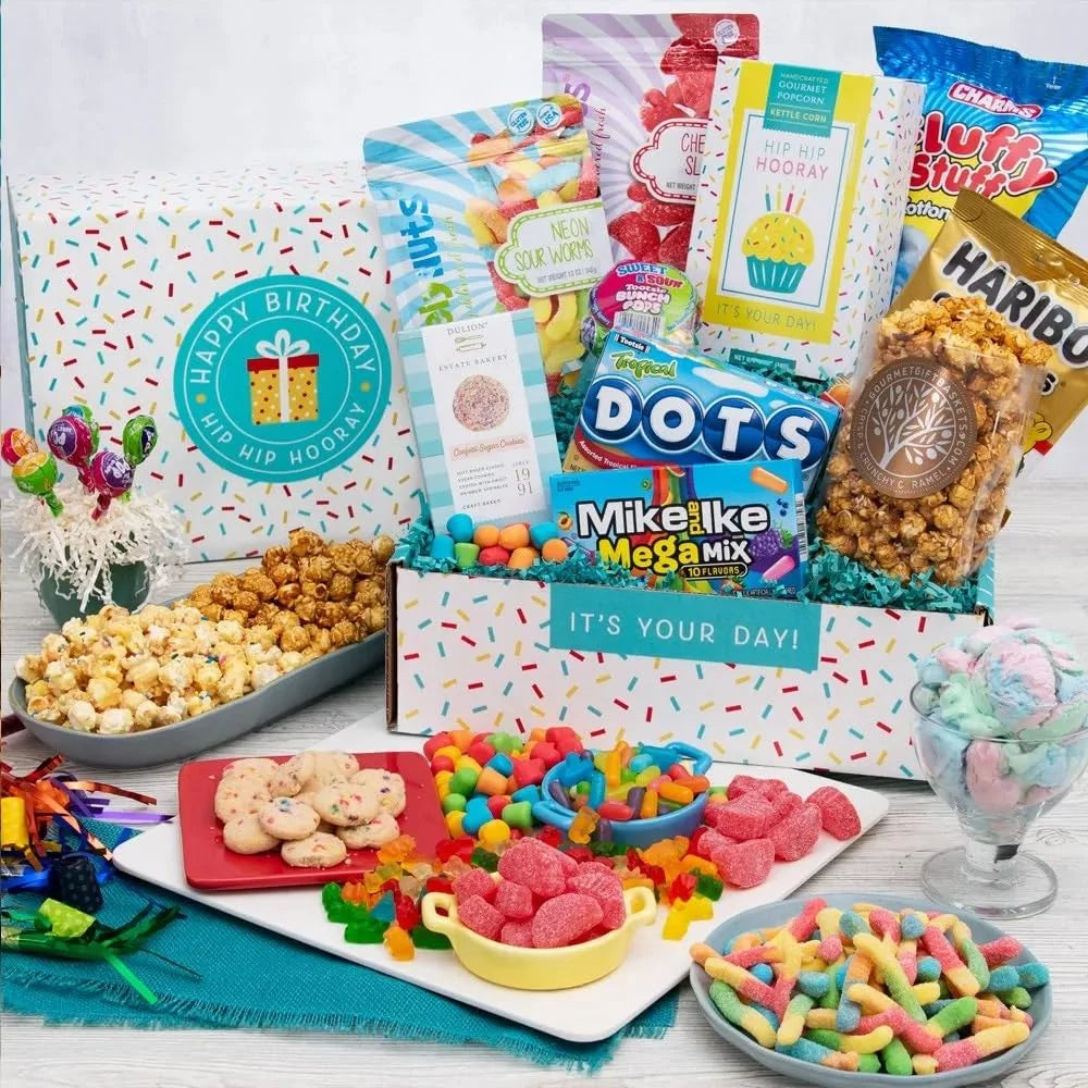 Deluxe Birthday Care Package - Candy Food Gift Box B797