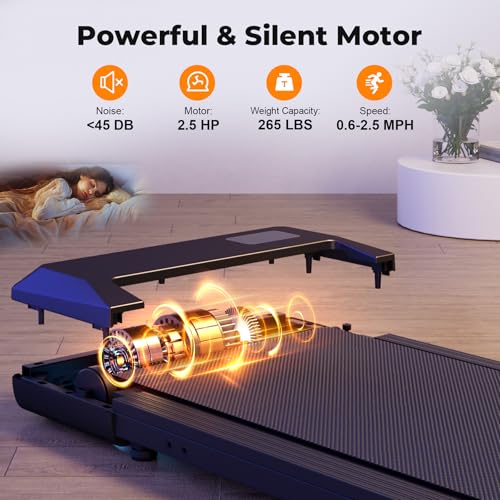 3 in 1 Portable Treadmill with Remote Control LED Display, 2.5 HP A797