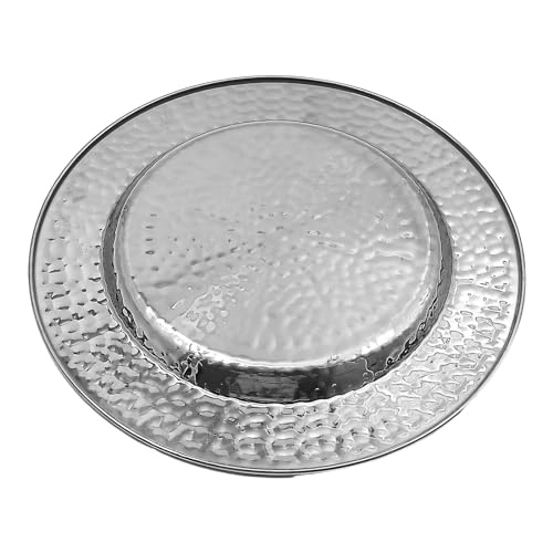 13-Inch Stainless Steel Gold Charger Plates Set of 6 L948369