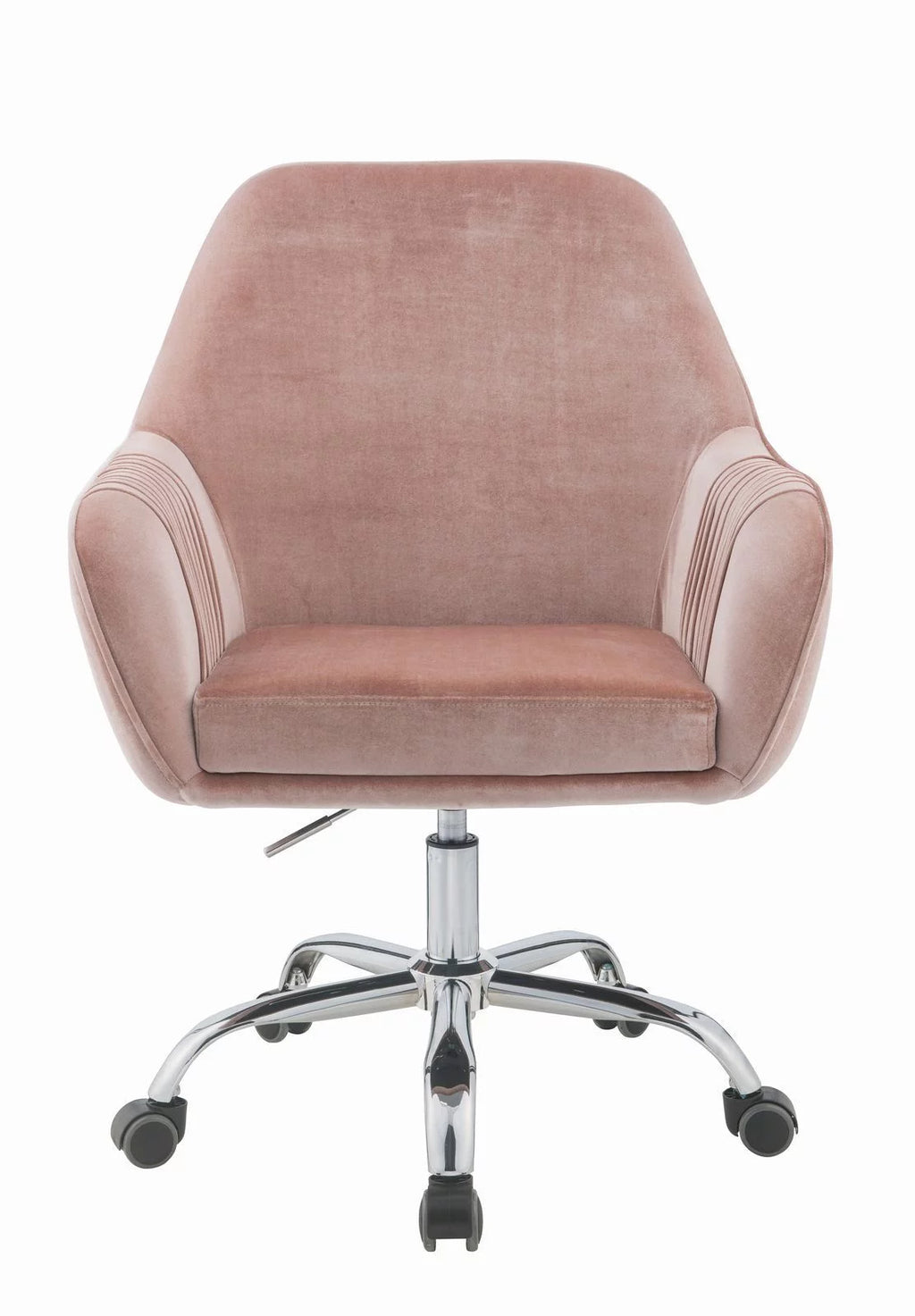 Pink Peach Velvet Office Chair D95227