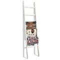 Black 6.4ft Wooden Blanket Ladder X965