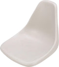 Gray 1-Piece Molded Plastic Bucket Seat with Mounting Screws B3804