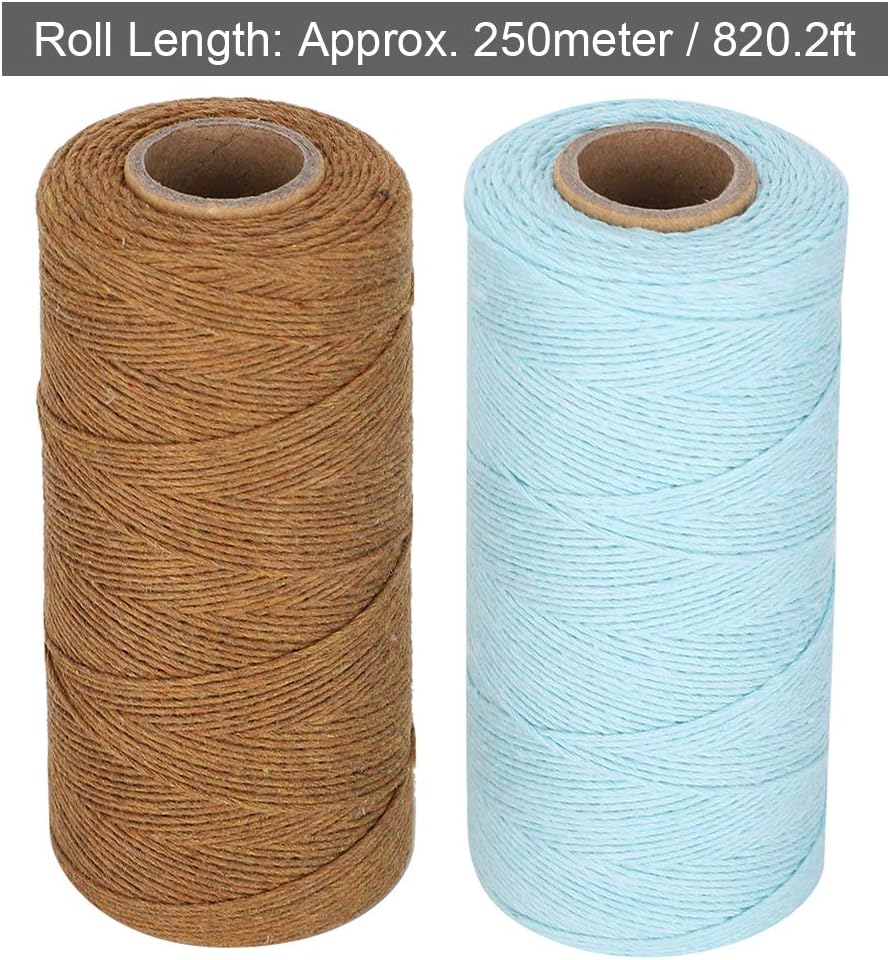 8/4 100% Cotton Weaving Warp Thread 2 Rolls 2 Colors P6606