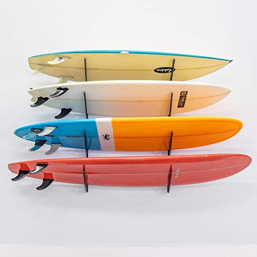 Adjustable Surfboard Storage Rack, 4 Board Wall Mount X603