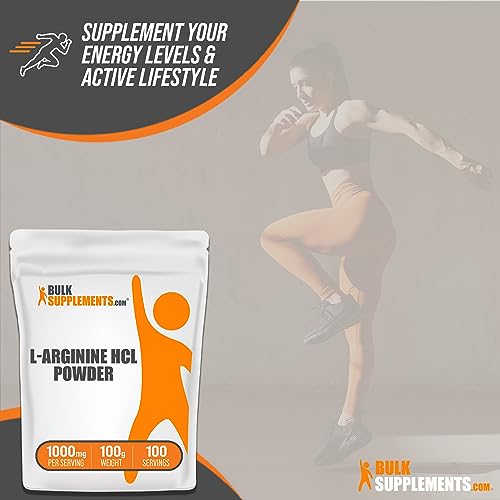 L-Arginine HCl Powder 1000mg 100g (3.5 oz) H905
