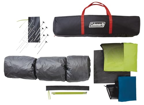 Coleman Camping Tent with Instant Setup, 4/6/8/10 Person Weatherproof Tent with Double-Thick Fabric and Carry Bag A85567