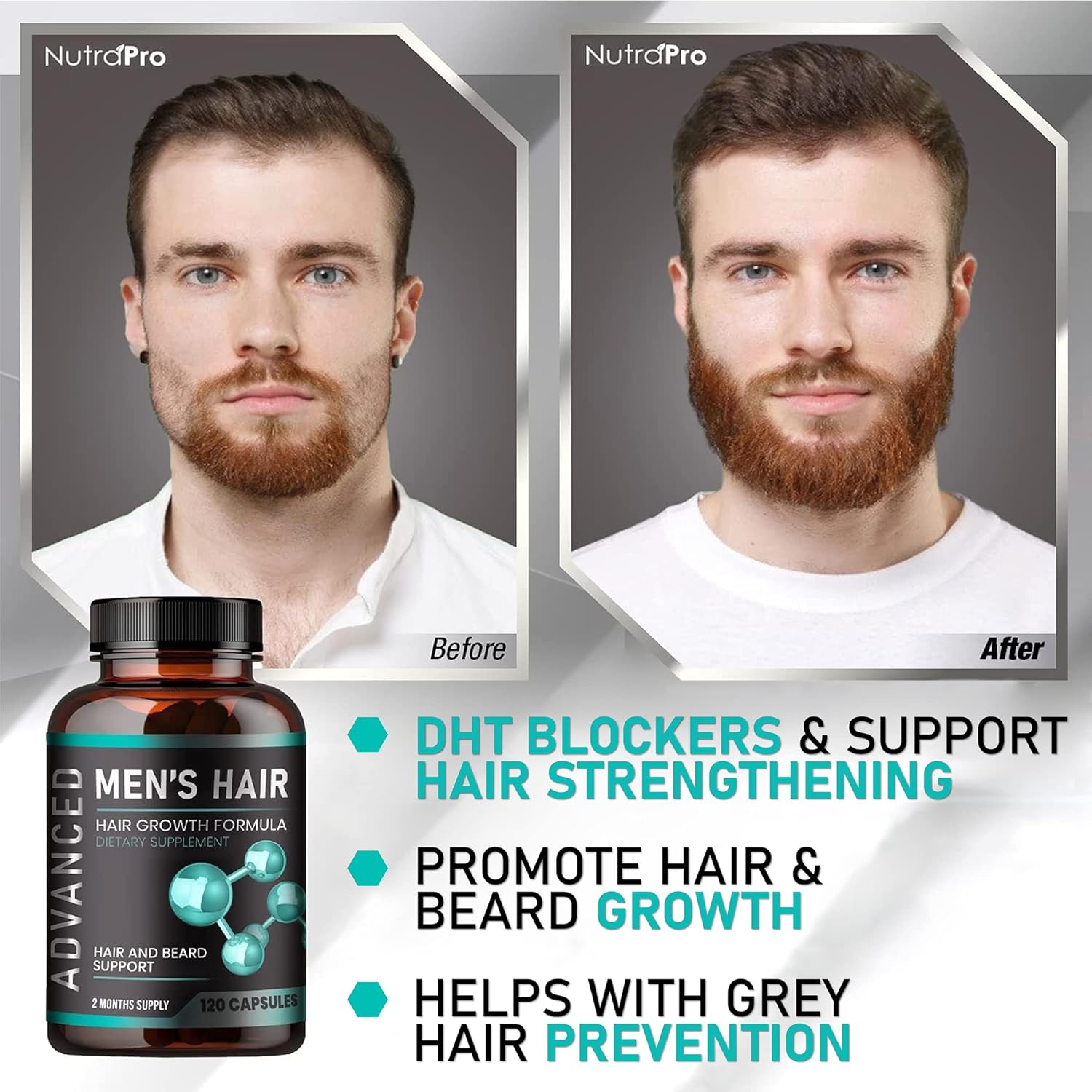Hair Growth Vitamins, 120 Capsules T9662