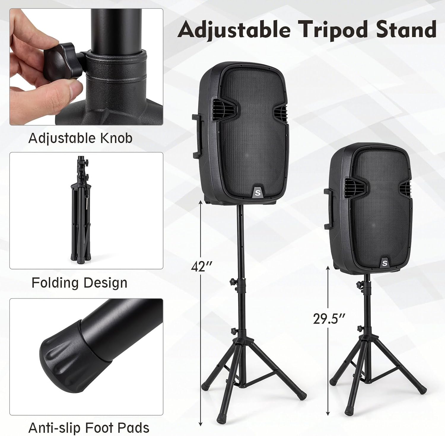 3000W 2-Way Active + Passive PA Speaker System with Bluetooth N55214