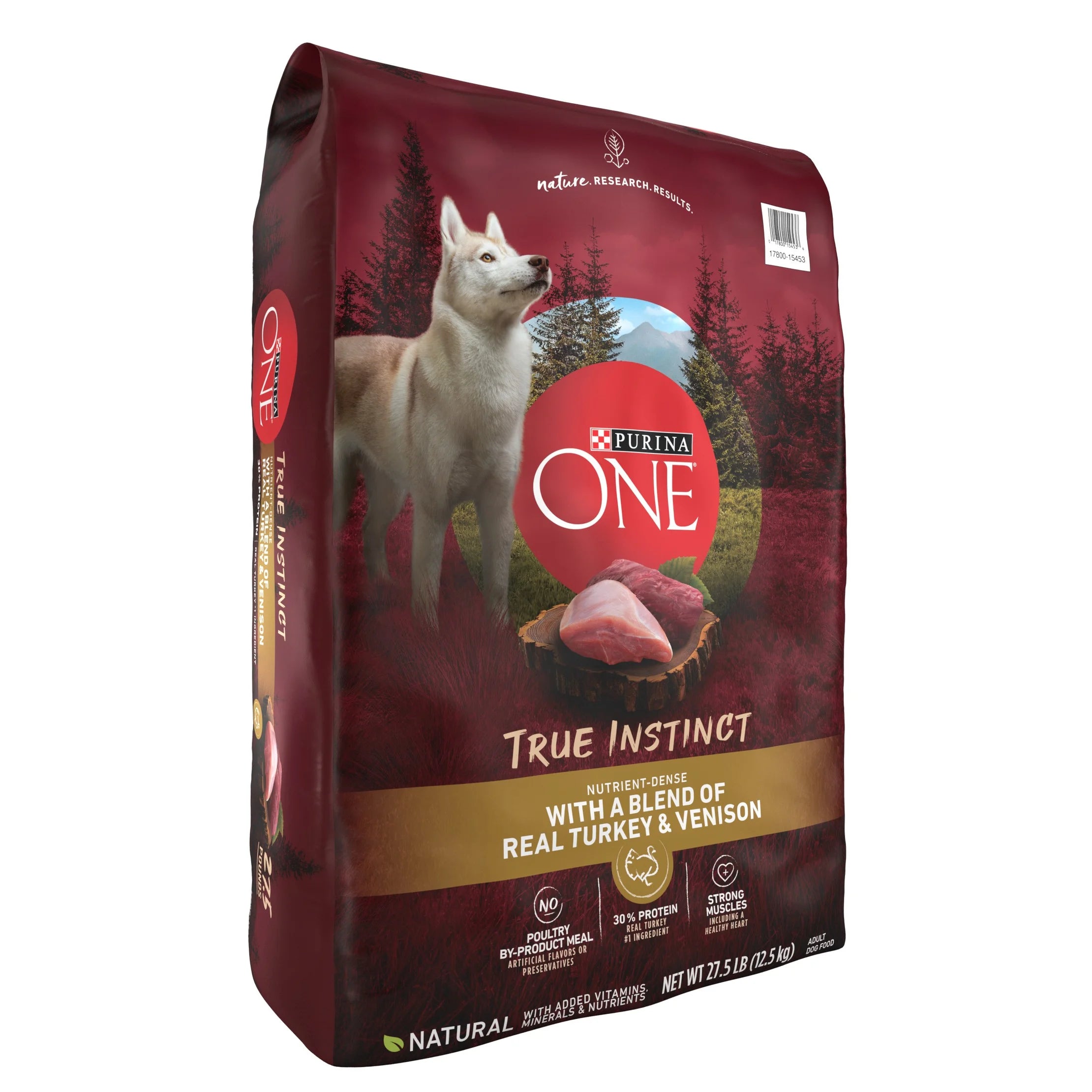 Natural Dry Dog Food with Real Turkey & Venison - 27.5lbs G27414