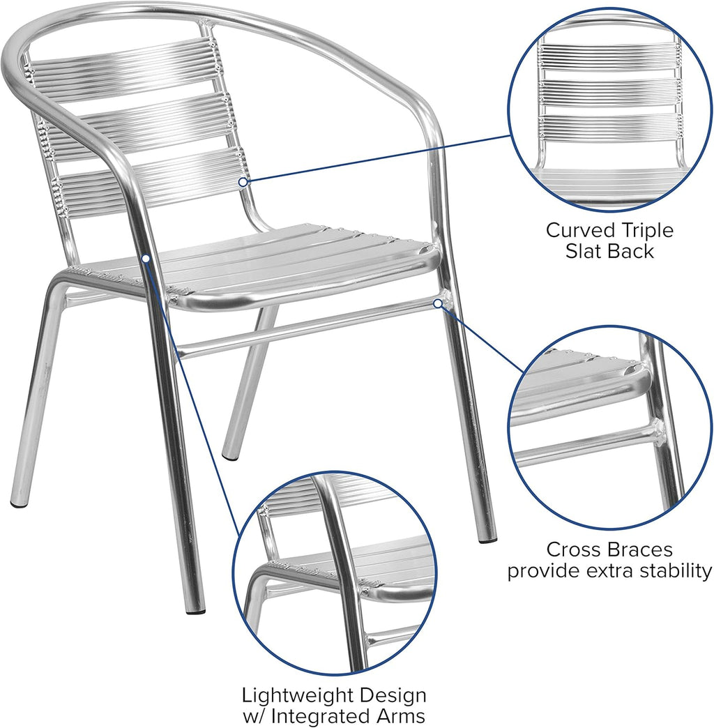 Heavy Duty Aluminum Stack Chair B34178