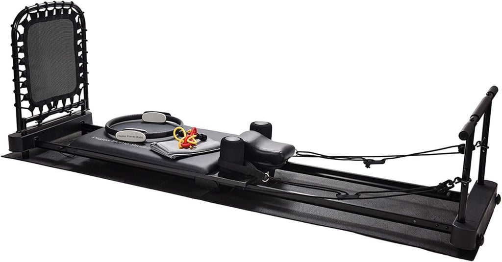 Black Foldable Pilates Reformer Y5615