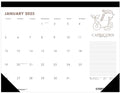 18.5 x 13 Inches Monthly Desk Pad Calendar Q60090