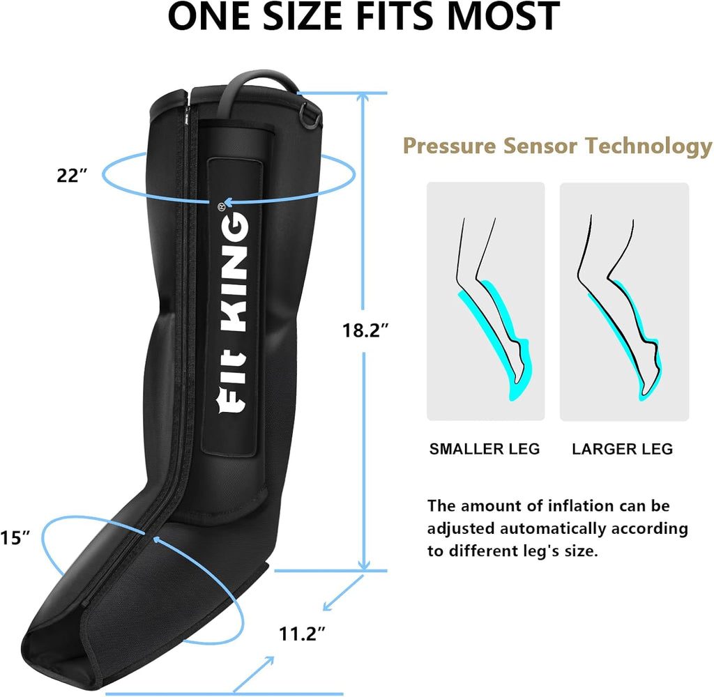 Leg Compression Boots Massager for Foot and Calf Recovery U55579