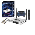 Smart Android TV Box with Voice Remote Control, Backlit Mini Keyboard and 8K HDMI Cable (4G RAM+ 128G ROM) K2533