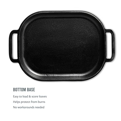 Cast Iron Bread Pan with Lid C4836