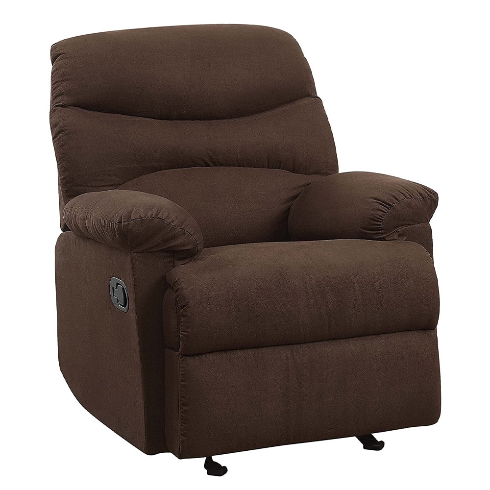 Chocolate Microfiber Recliner W3368