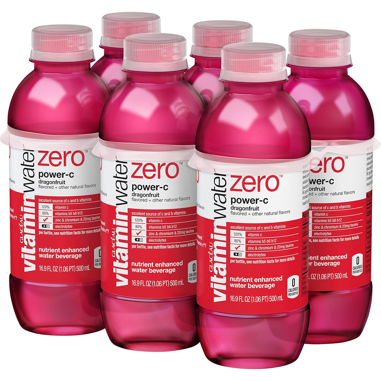 16.9 fl oz 6 Pack Vitaminwater Zero B239