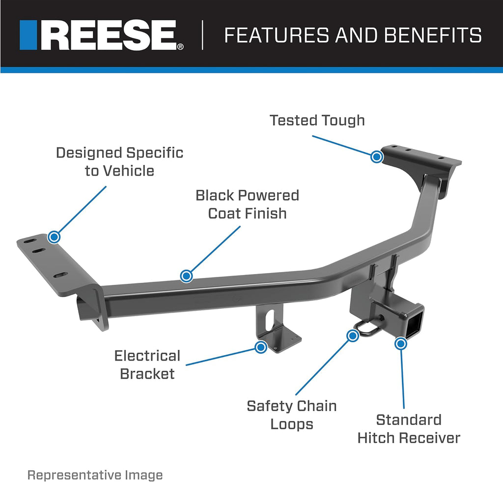 Class III Custom-Fit Hitch with 2" Square Receiver opening P489