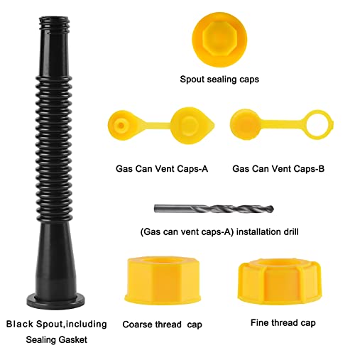 Black Gas Can Nozzle Replacement Kit K77713