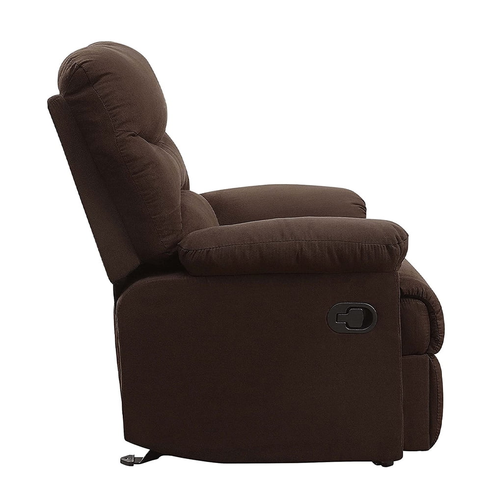 Chocolate Microfiber Recliner W3368