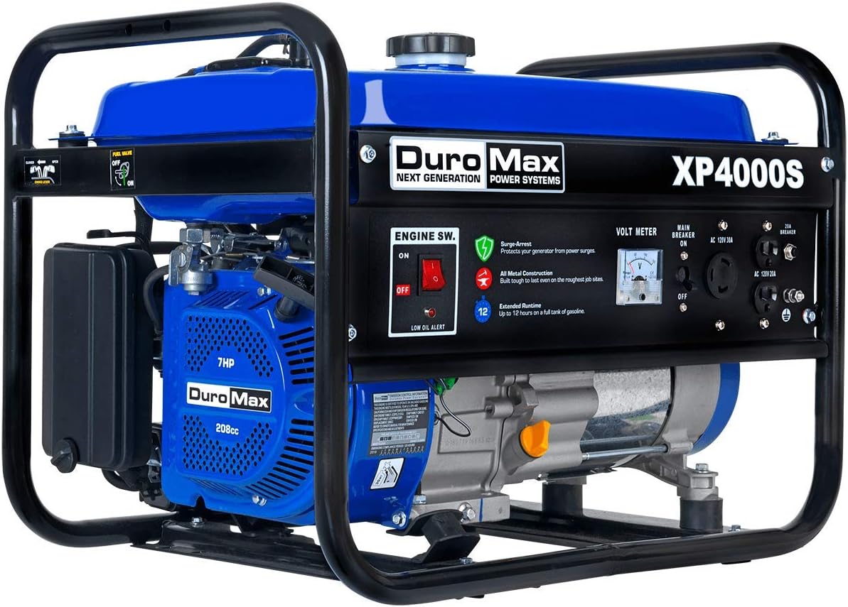 Dual Fuel Portable Generator 4400 Watt Electric Start M45606