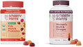 Organic Kids Multivitamin Gummies with Probiotics, Omega 3, Vitamin D3, C, B12 & Women's Multivitamin Gummies with Omega 3 Fish Oil, Methylfolate, CoQ10 F994303