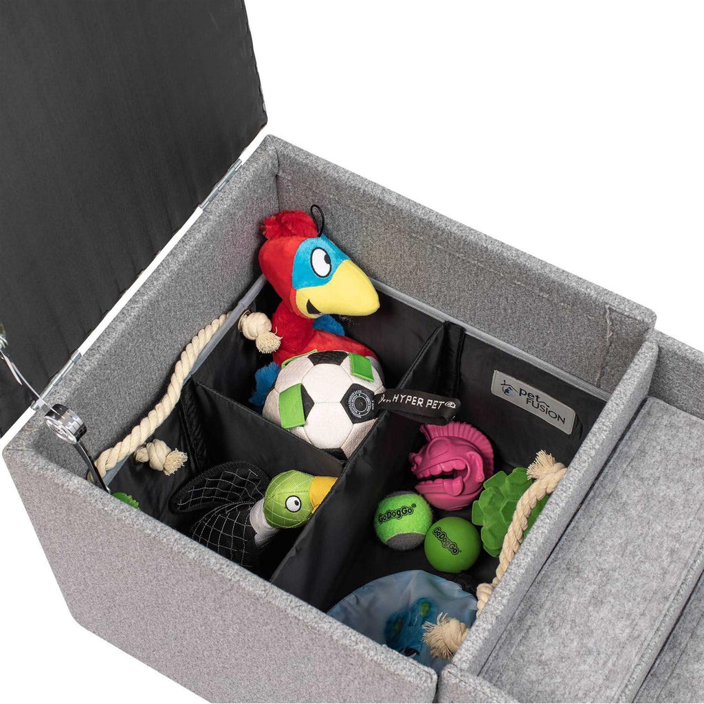 Pet Stairs Foldaway Cat Dog Steps Ottoman Dog Toy Basket Storage Z3654