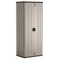 Grey Resin Storage Cabinet, 72 in. H x 30 in. W x 20-¼ in. D Y9883