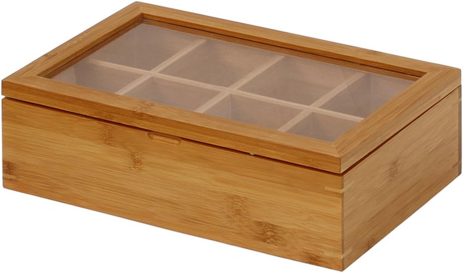 Natural Bamboo Tea Box 12 Inch V950253