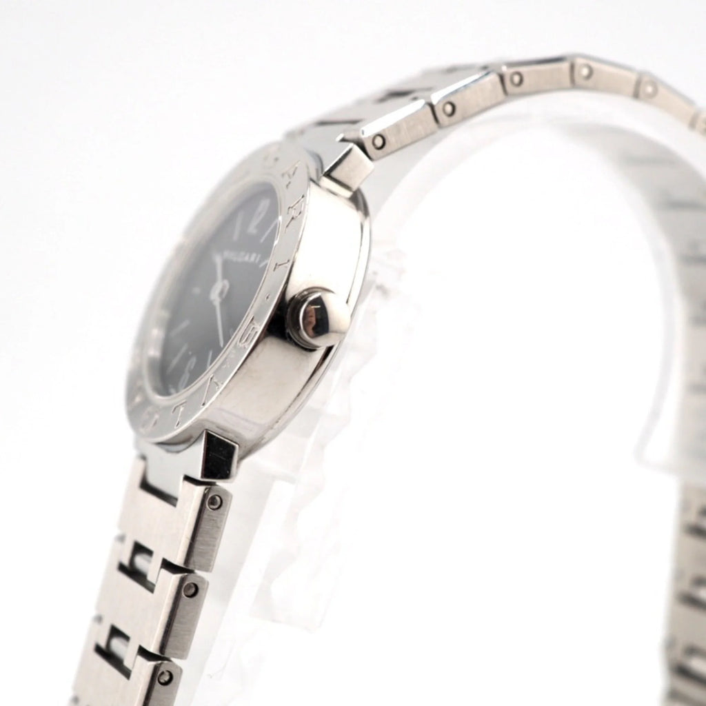 Pre-Owned Black Dial Silver Ladies Watch R65712