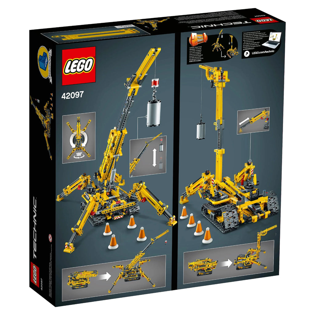 Compact Crawler Crane Construction Model Set (920 Pieces) F21220