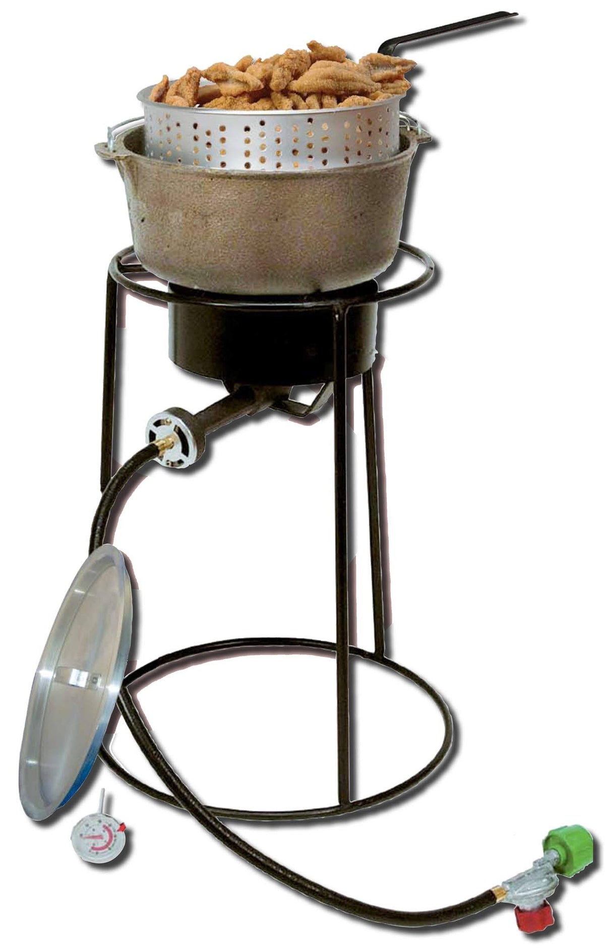 Outdoor Cooker Package with Cast Iron Pot P491