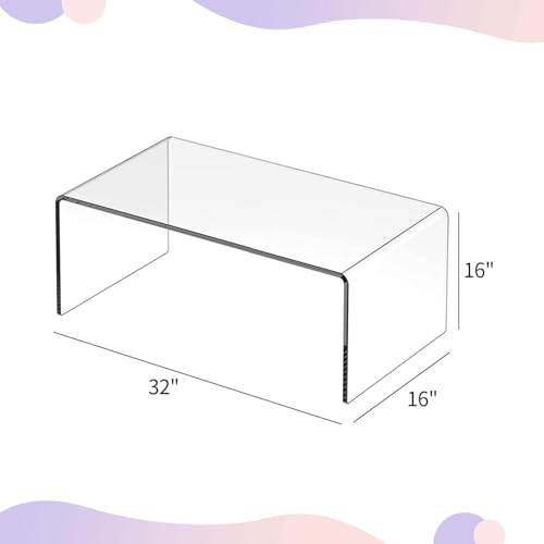 Acrylic Clear Rectangle Coffee Table F372811