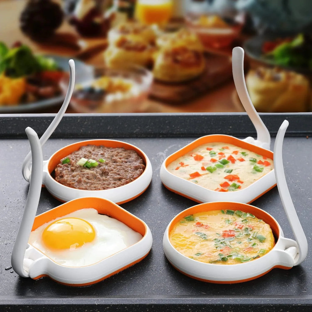 Non Stick Silicone Egg Rings B5042