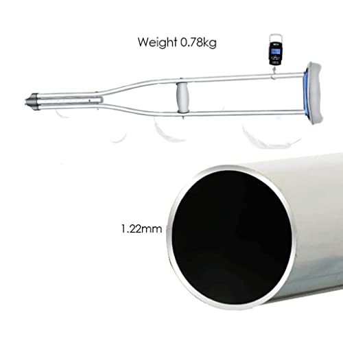 Adjustable Height Stainless Steel Crutches V199