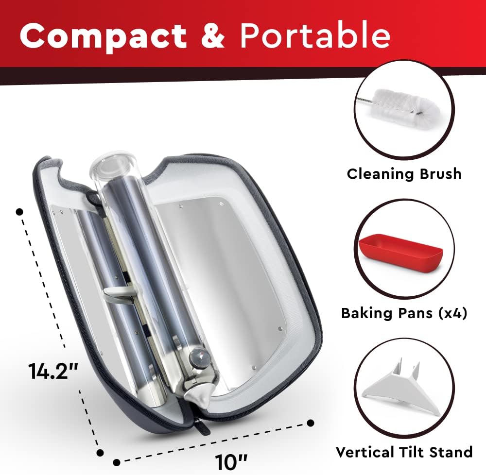 Portable Camping Stove for 0.9 L Food Silver A453