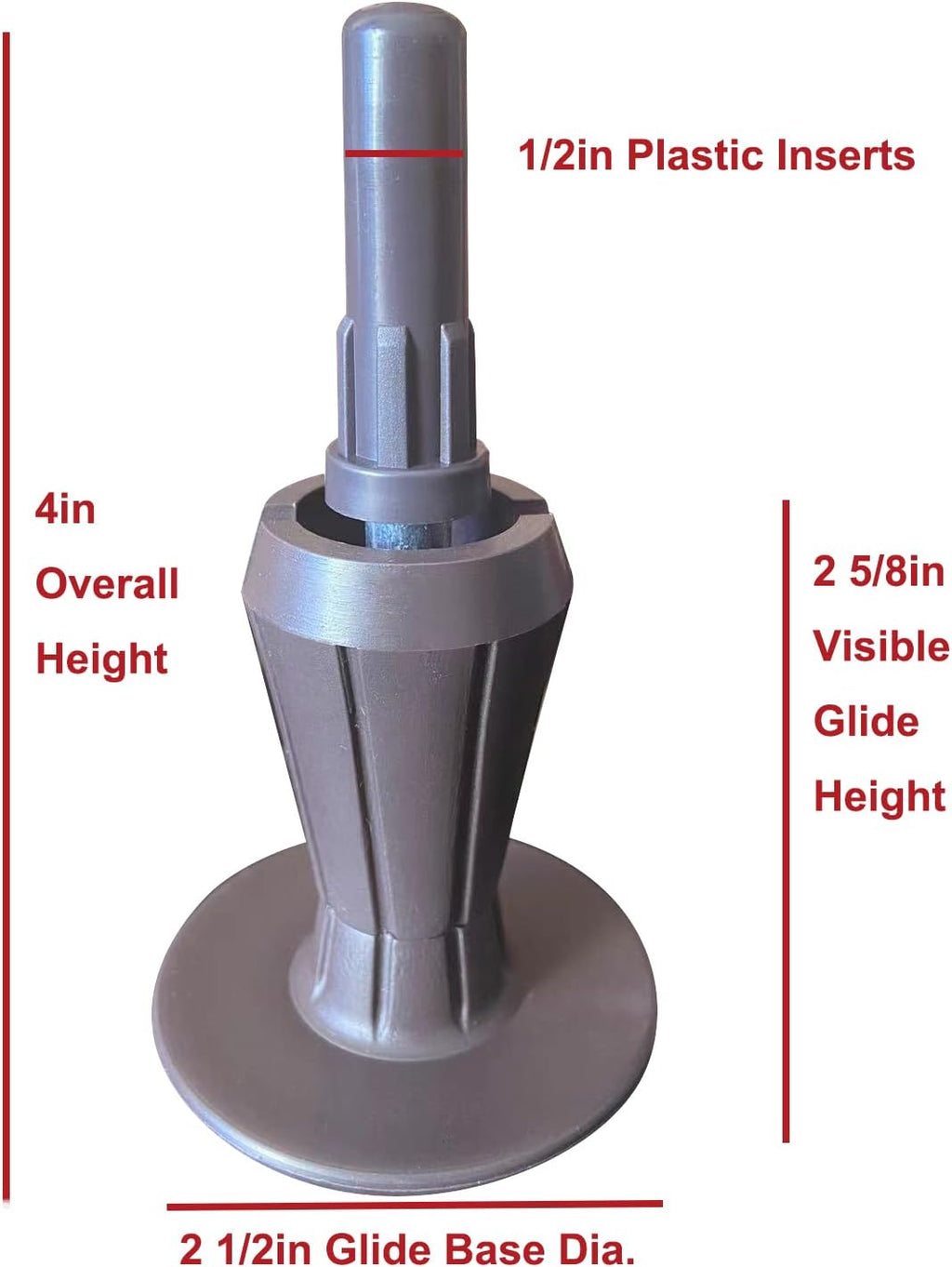 Set of 4 Heavy Duty Bed Frame Feet Replacement E82448