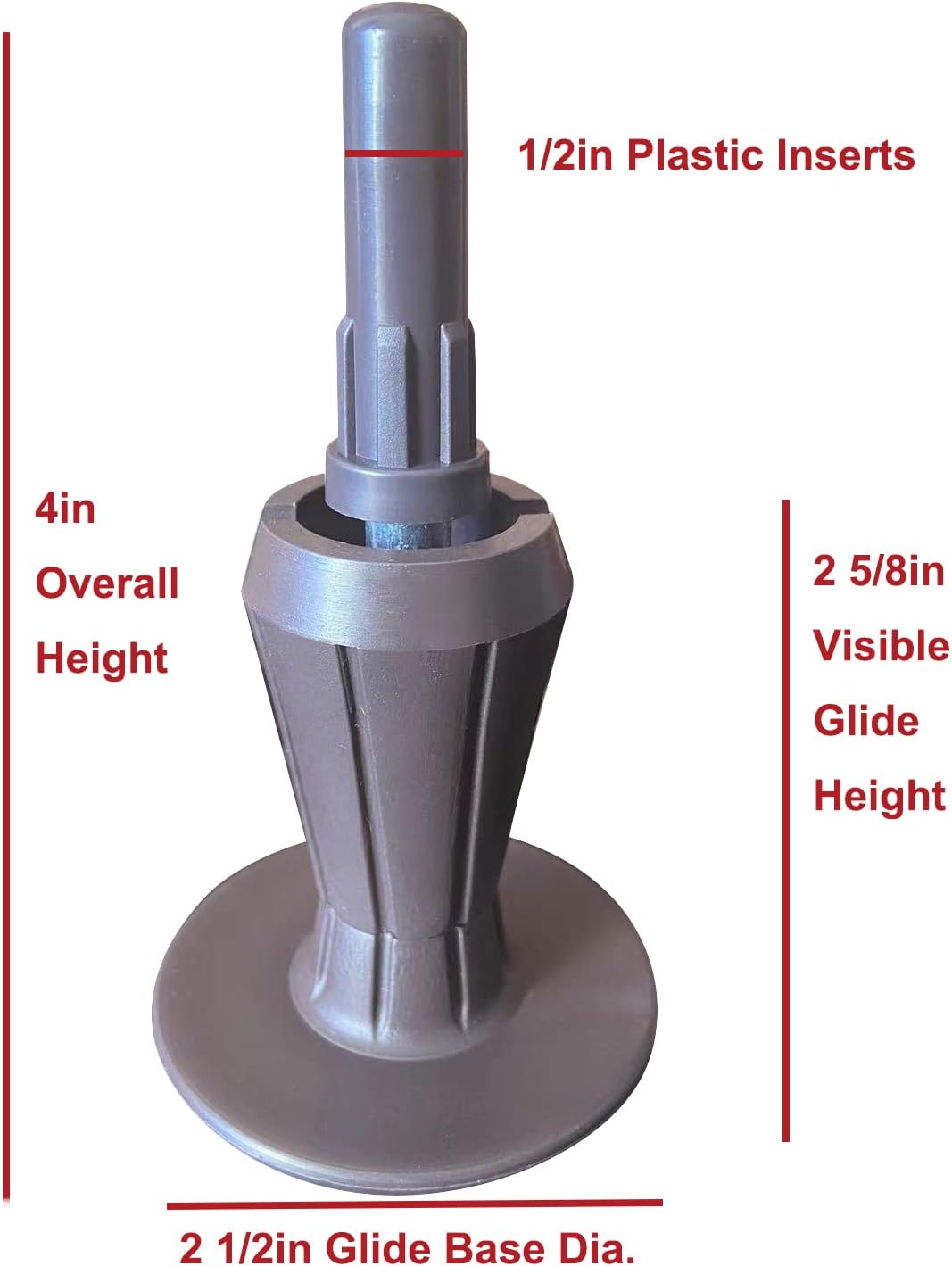 Set of 4 Heavy Duty Bed Frame Feet Replacement E82448