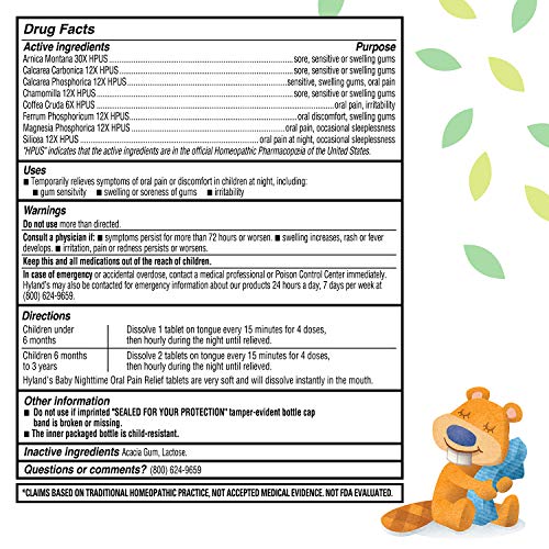 125 Count Baby Daytime Soothing Tablets H6881
