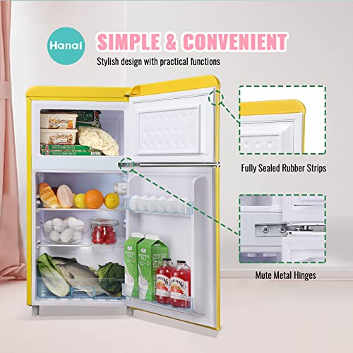 Mini Fridge with Freezer Dual Door K882