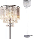 Chrome Crystal 3-Lights Floor Lamp U790326