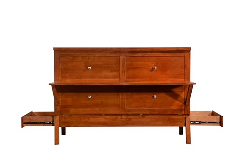 Queen Size Murphy Cabinet Chest Desk Bed with Drawers X73499