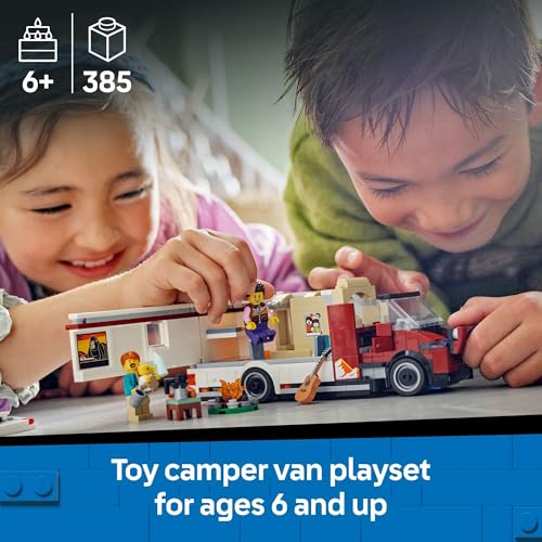 LEGO City Holiday Adventure Camper Van Building Toy Set I10985