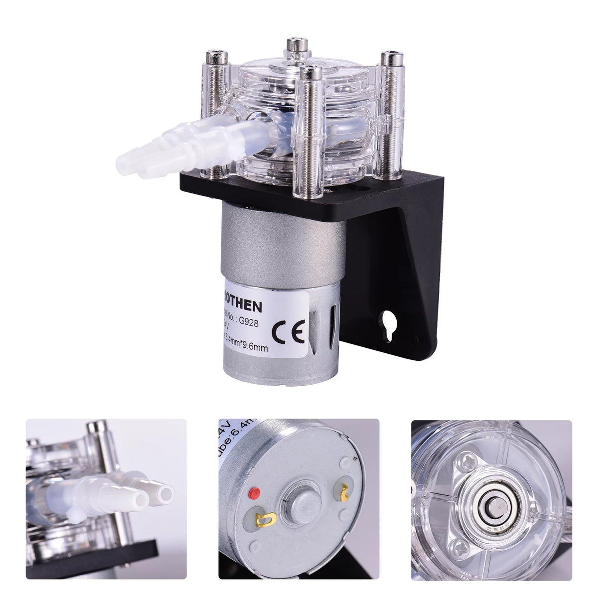 DC 12V Peristaltic Pump with Silicone Tubing J934